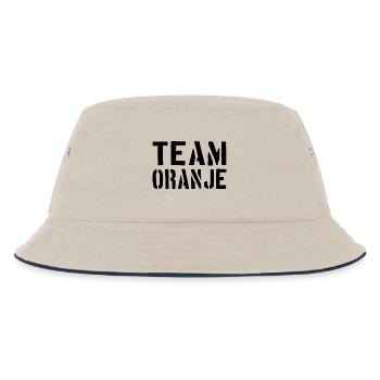 Équipe Oranje - Pays-Bas - Niederlande Pays-Bas - Bob Enfant - blanc cassé/bleu marine - Devant