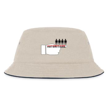 Authoritarian fist - Kids’ Bucket Hat - ecru/navy - Front