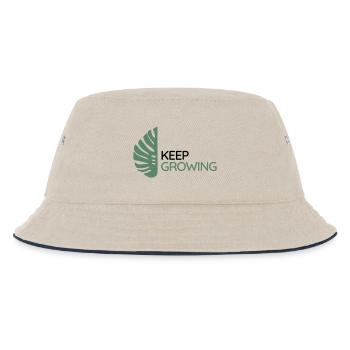 Monstera - Continue de grandir - Bob Enfant - blanc cassé/bleu marine - Devant