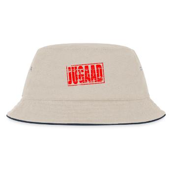 Jugaad. जुगाड़  - Kids’ Bucket Hat - ecru/navy - Front