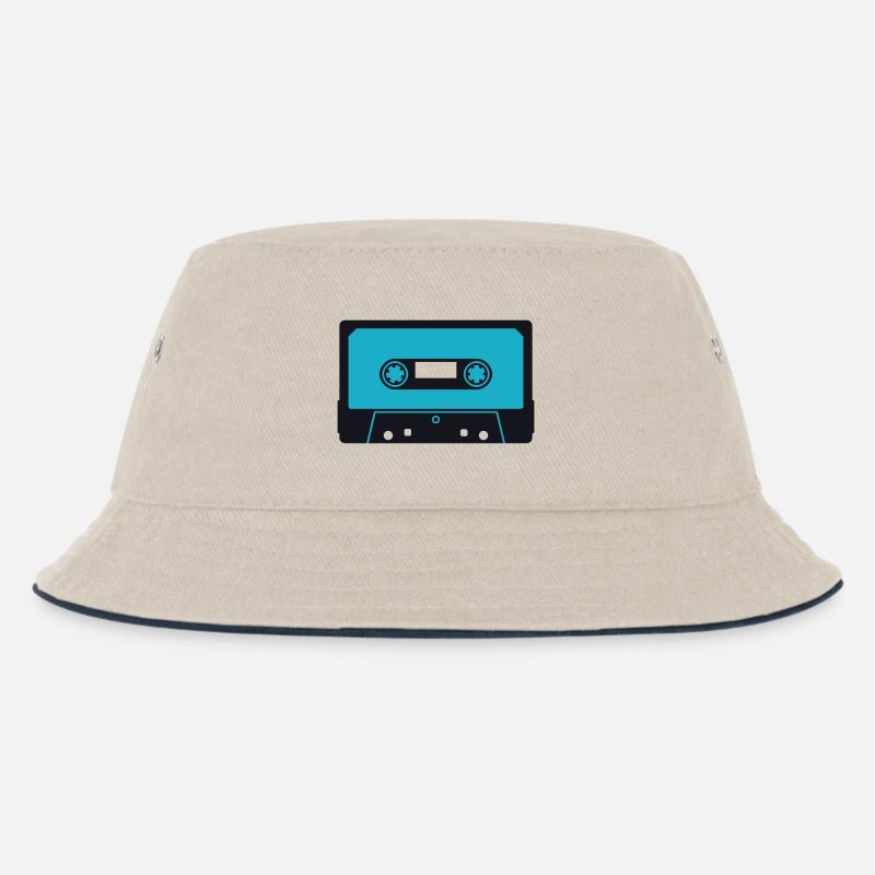 kassette02_2f - Bob Enfant - blanc cassé/bleu marine