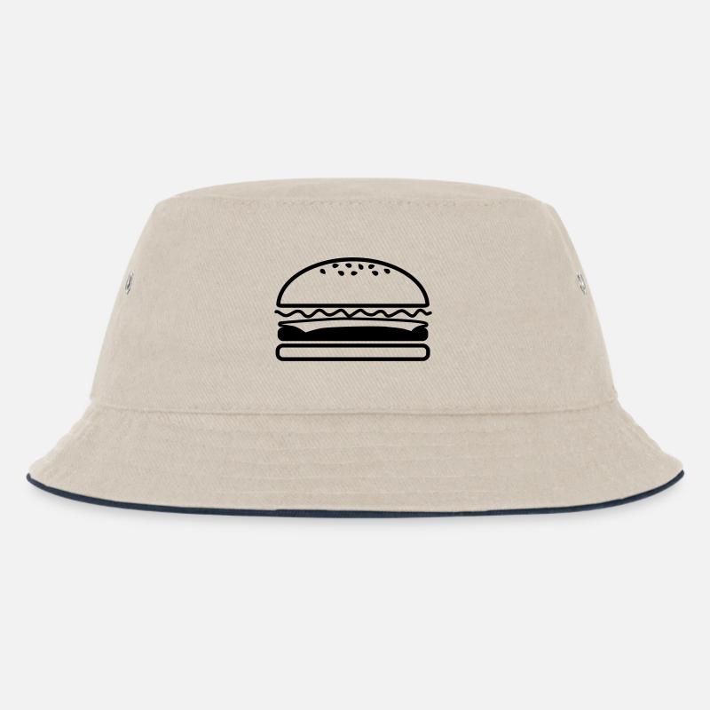 Buger - Kinder Bucket Hat - Natur/Navy