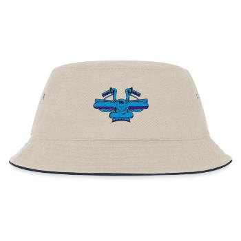 Ein Hintergrund-Controller - Kinder Bucket Hat - Natur/Navy - Vorne