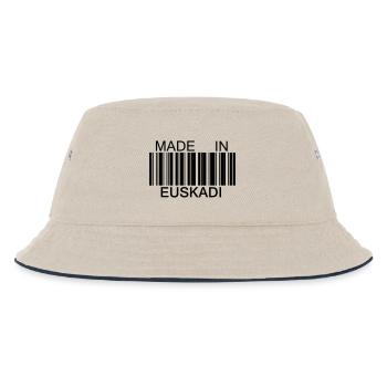 Made in Euskadi - Kinder Bucket Hat - Natur/Navy - Vorne
