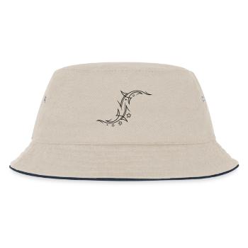 Tribal with stars - Kids’ Bucket Hat - ecru/navy - Front