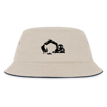 Bagger - Kinder Bucket Hat - Natur/Navy - Vorne