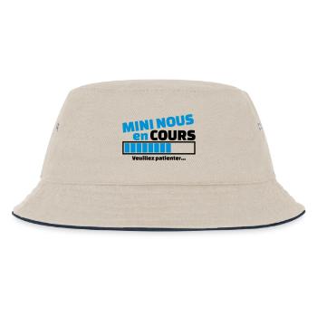 mini nous en cours - Bob Enfant - blanc cassé/bleu marine - Devant