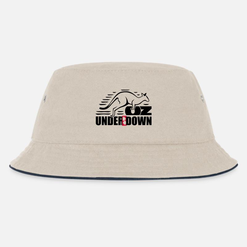 Down under - Kids’ Bucket Hat - ecru/navy