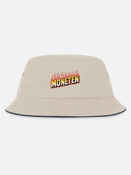 Moneten - Funny Steuer Meme - Kinder Bucket Hat - Natur/Navy