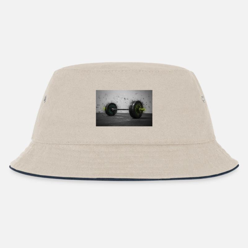Runenschmiede - Kinder Bucket Hat - Natur/Navy