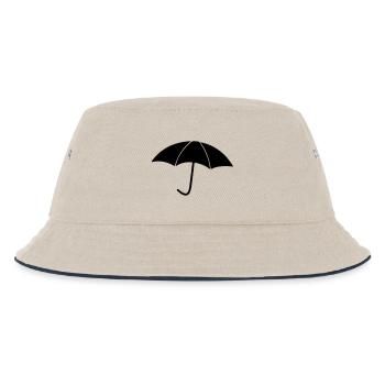 parachutes de pluie - Bob Enfant - blanc cassé/bleu marine - Devant