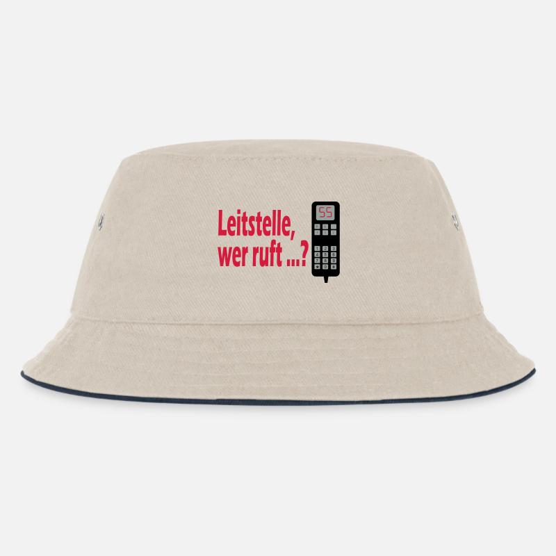 Leitstelle wer ruft? - Kinder Bucket Hat - Natur/Navy