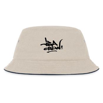 JGA Crew - Kinder Bucket Hat - Natur/Navy - Vorne