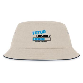 futur cuisinier - Bob Enfant - blanc cassé/bleu marine - Devant