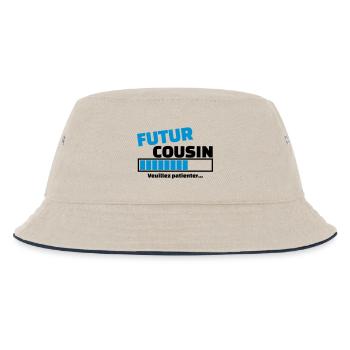 futur cousin - Bob Enfant - blanc cassé/bleu marine - Devant