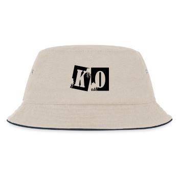 ko_boxing_01 - Kinder Bucket Hat - Natur/Navy - Vorne