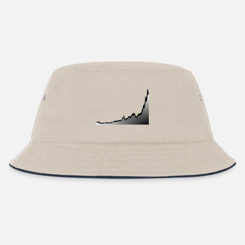 BTC CHART - Kinder Bucket Hat - Natur/Navy