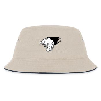Croissant - Kids’ Bucket Hat - ecru/navy - Front