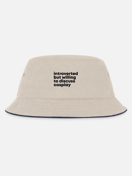 Cosplayer Cosplayer - Kinder Bucket Hat - Natur/Navy