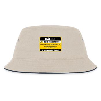 Complaining Danger Zone - Kids’ Bucket Hat - ecru/navy - Front