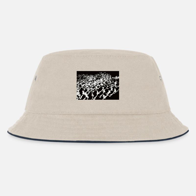 Lichtspiele 6 - Kinder Bucket Hat - Natur/Navy