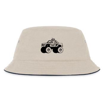 Licorne dans un monster truck - Bob Enfant - blanc cassé/bleu marine - Devant