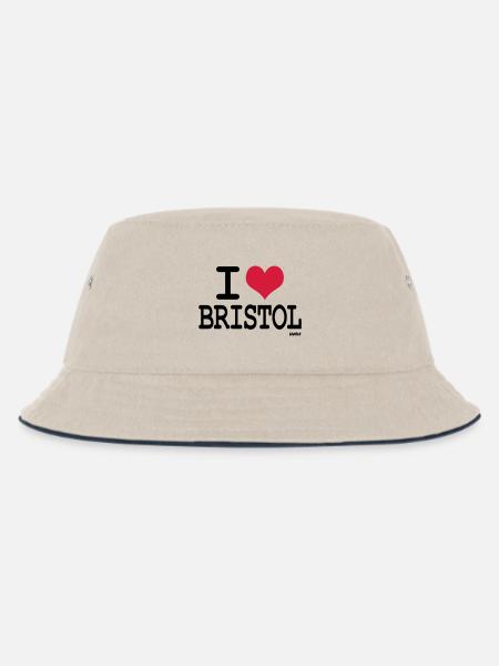 j'aime bristol par wam - Bob Enfant - blanc cassé/bleu marine