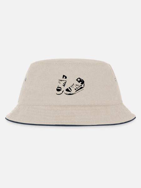 Sport Schuhe - Kinder Bucket Hat - Natur/Navy
