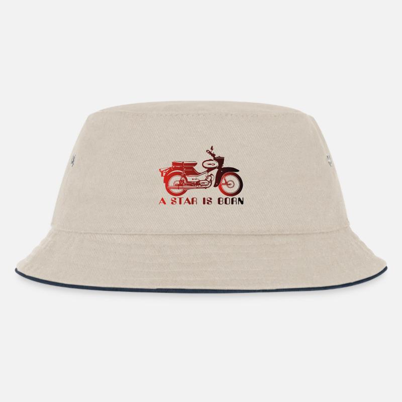 Simson Star is Born - Kinder Bucket Hat - Natur/Navy