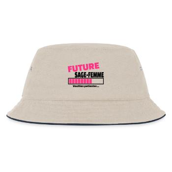 future sage-femme - Bob Enfant - blanc cassé/bleu marine - Devant