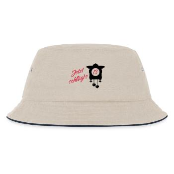 Geburtstag - Jetzt schlägt's 13 - Kinder Bucket Hat - Natur/Navy - Vorne