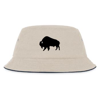 Bison - Bob Enfant - blanc cassé/bleu marine - Devant