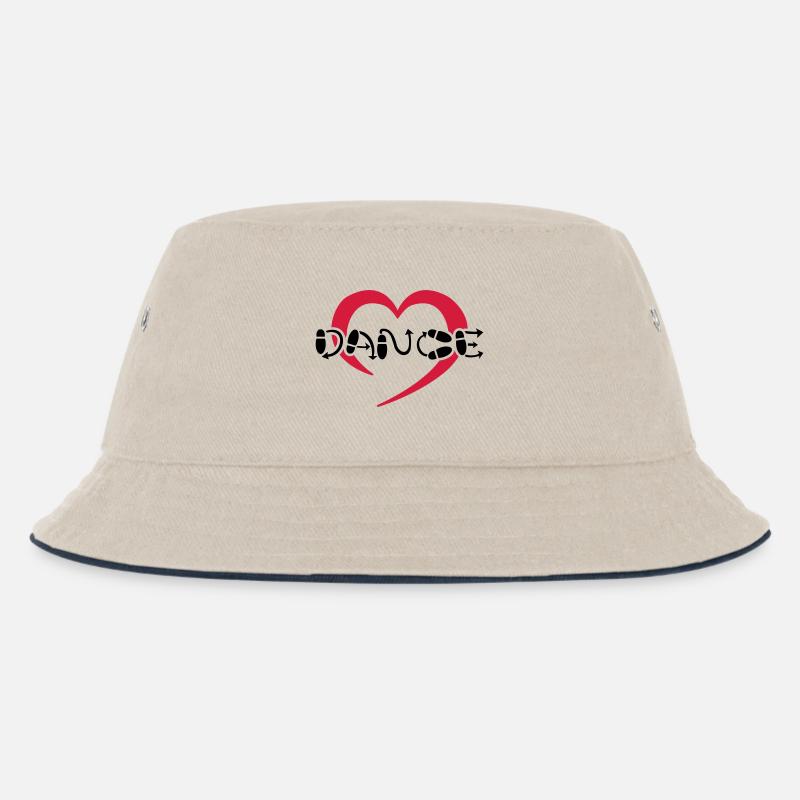 Hearty Dance - Kinder Bucket Hat - Natur/Navy