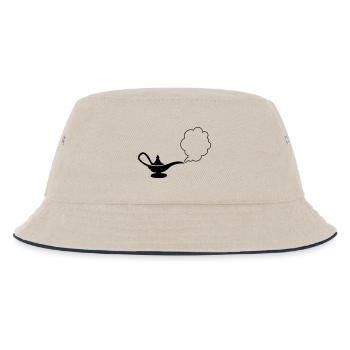 wunderlampe_01 - Kinder Bucket Hat - Natur/Navy - Vorne
