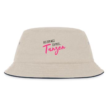 tanzen aus dem weg - Kinder Bucket Hat - Natur/Navy - Vorne