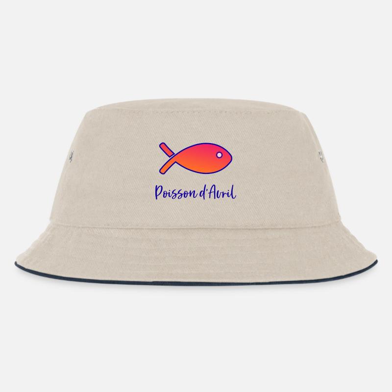POISSON D'AVRIL - Bob Enfant - blanc cassé/bleu marine