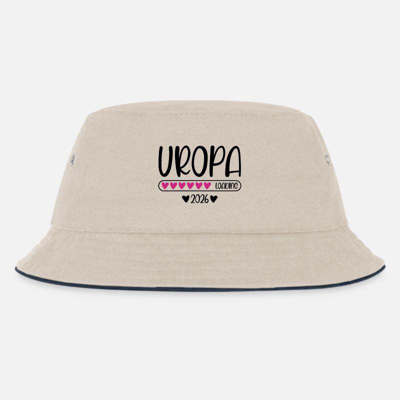 Uropa 2026 loading - Kinder Bucket Hat - Natur/Navy