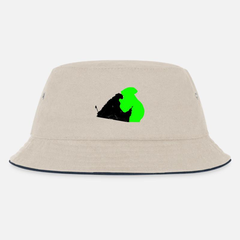 Design TOWARDS Kollektion - Kinder Bucket Hat - Natur/Navy
