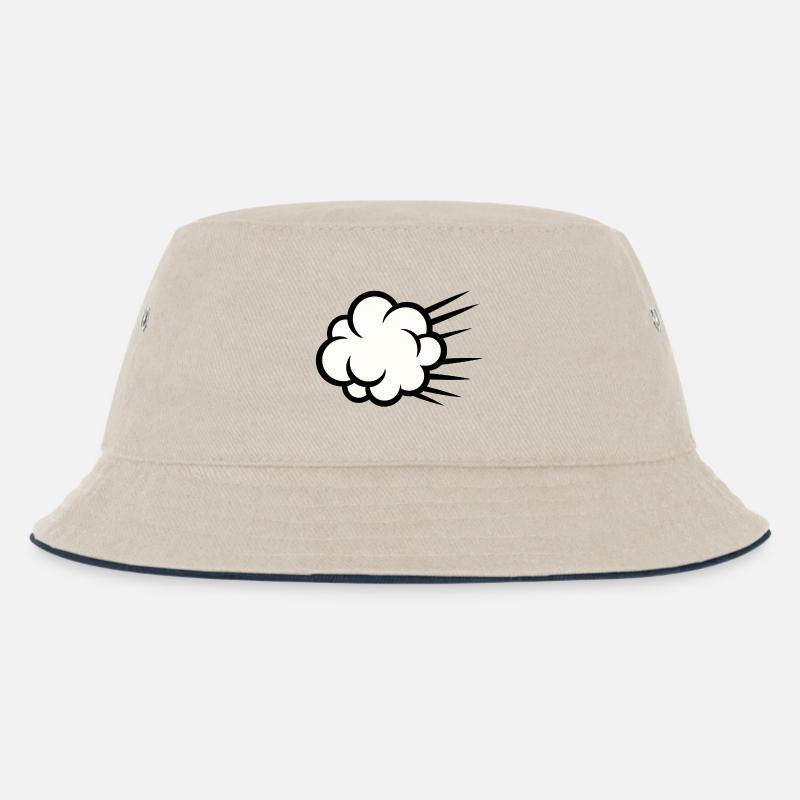 Nuage Burst Dessin Animé - Bob Enfant - blanc cassé/bleu marine