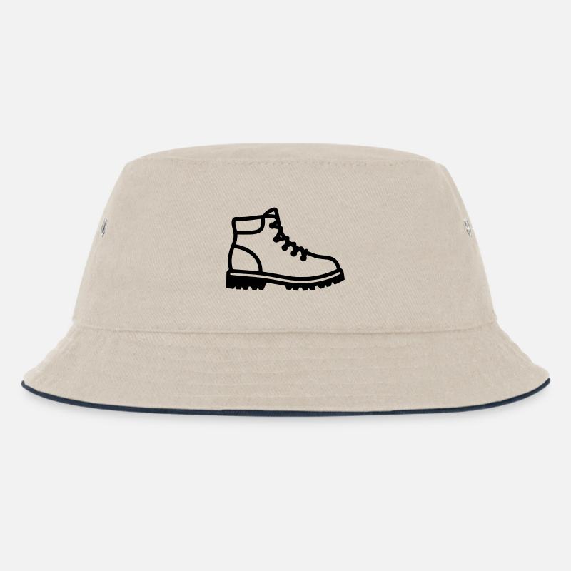 Profil de chaussures de randonnée - Bob Enfant - blanc cassé/bleu marine