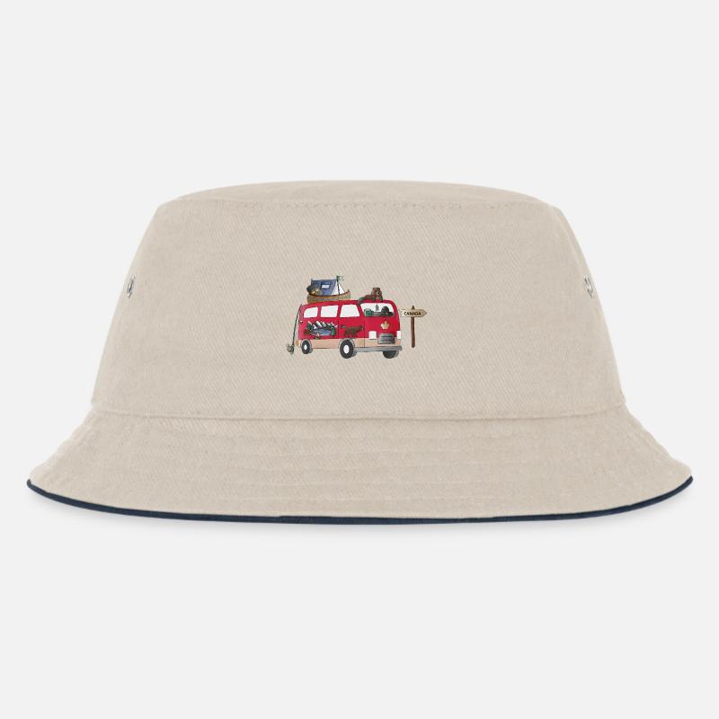 Into_Canada_Wild_Camper - Bob Enfant - blanc cassé/bleu marine