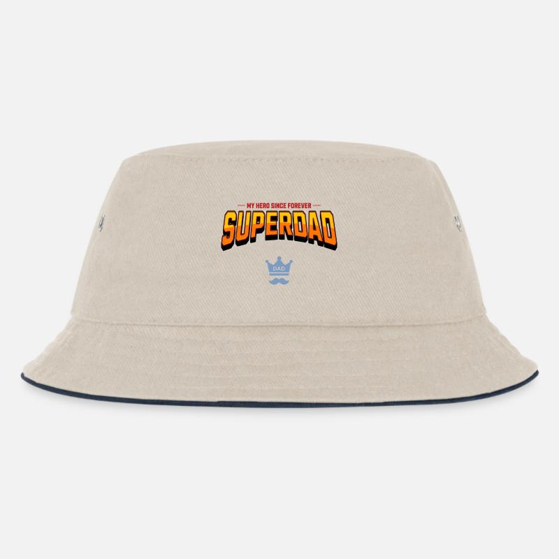 Superpapa - Bob Enfant - blanc cassé/bleu marine