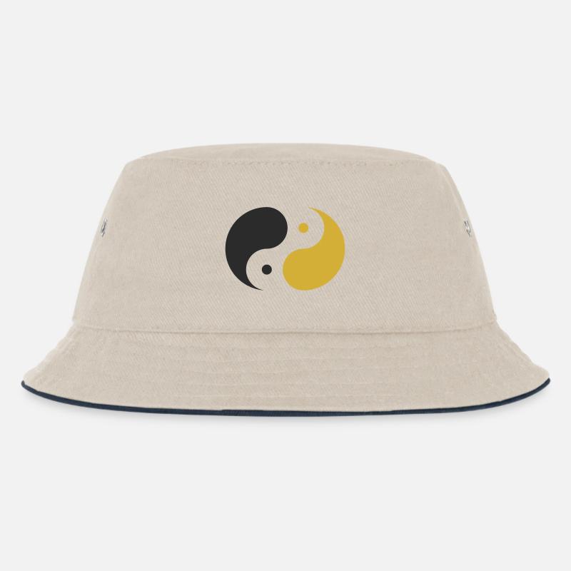 Yin et Yang - Bob Enfant - blanc cassé/bleu marine