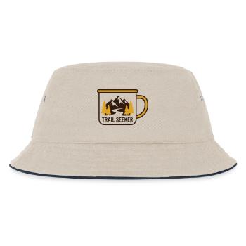Logo de randonnée Mountains Mug - Bob Enfant - blanc cassé/bleu marine - Devant