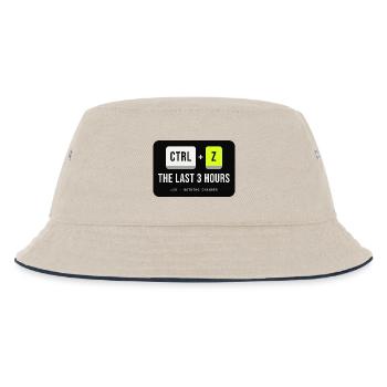 Strg Z: Die letzten 3 Stunden - Kinder Bucket Hat - Natur/Navy - Vorne