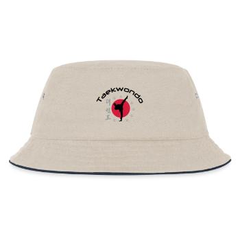 taekwondo_3 - Kinder Bucket Hat - Natur/Navy - Vorne