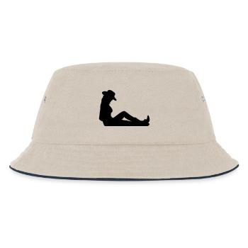 usa girl - Kids’ Bucket Hat - ecru/navy - Front