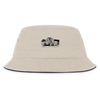 Traktor Fortschritt ZT 303 E - Kinder Bucket Hat - Natur/Navy - Vorne