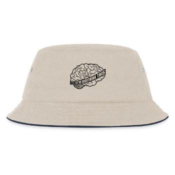 Let me overthink this - Kinder Bucket Hat - Natur/Navy - Vorne