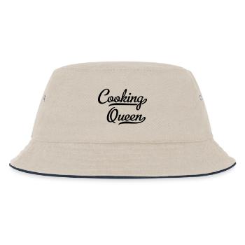 kochen - Kinder Bucket Hat - Natur/Navy - Vorne